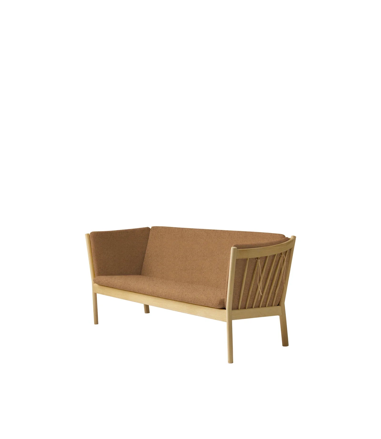 FDB Møbler 3-Person couch in solid oak (brown), designed by Ole Jørgensen