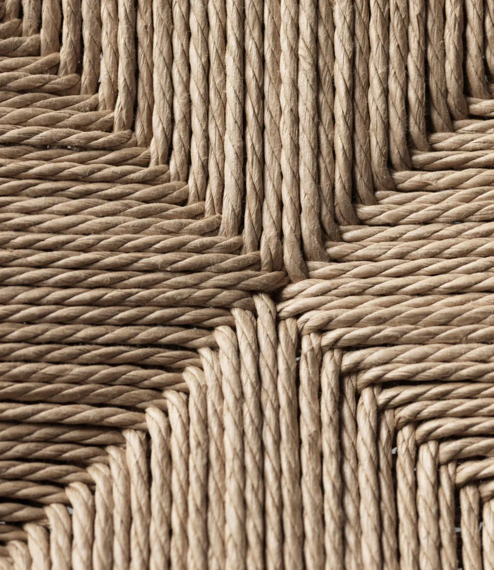 FDB Møbler Counter round in jet black solid oak, designed by Jørgen Bækmark