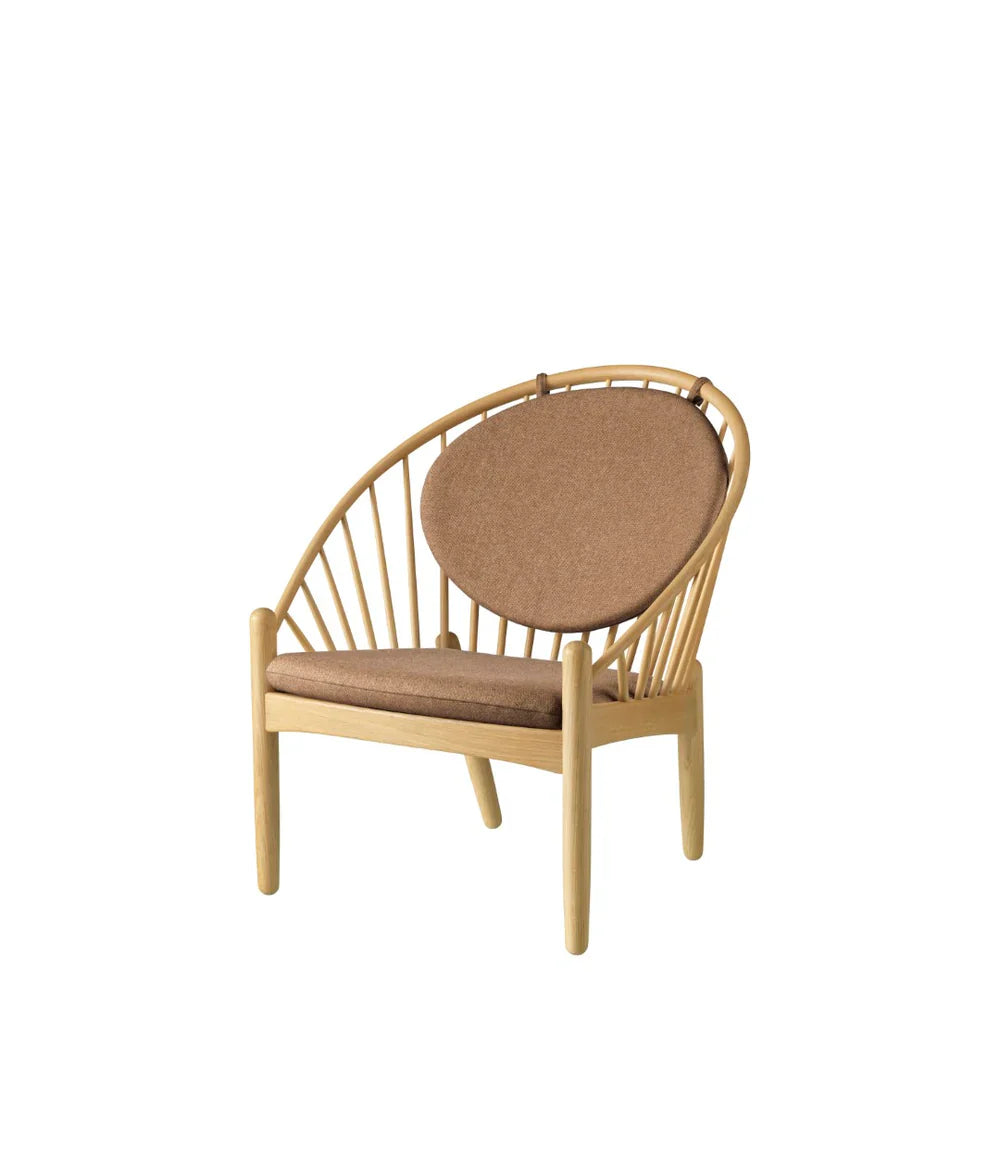 FDB Møbler Jørna Chair in solid oak (brown), designed by Poul M. Volther