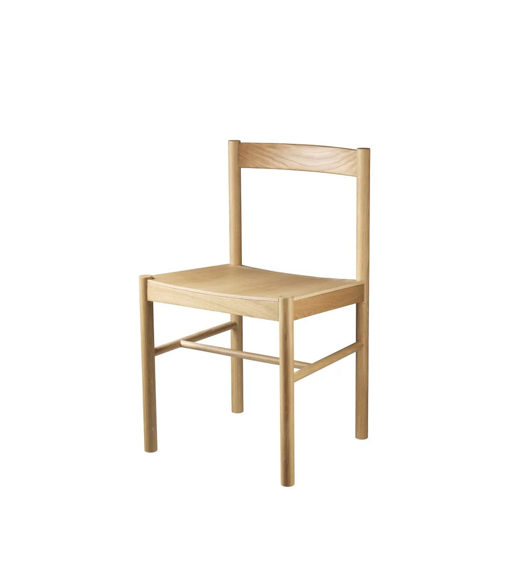 FDB Møbler Lønstrup Chair in solid oak (black), designed by Stine Weigelt