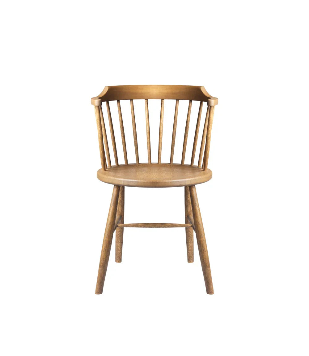 FDB Møbler Chair in solid oak (brown), designed by Børge Mogensen