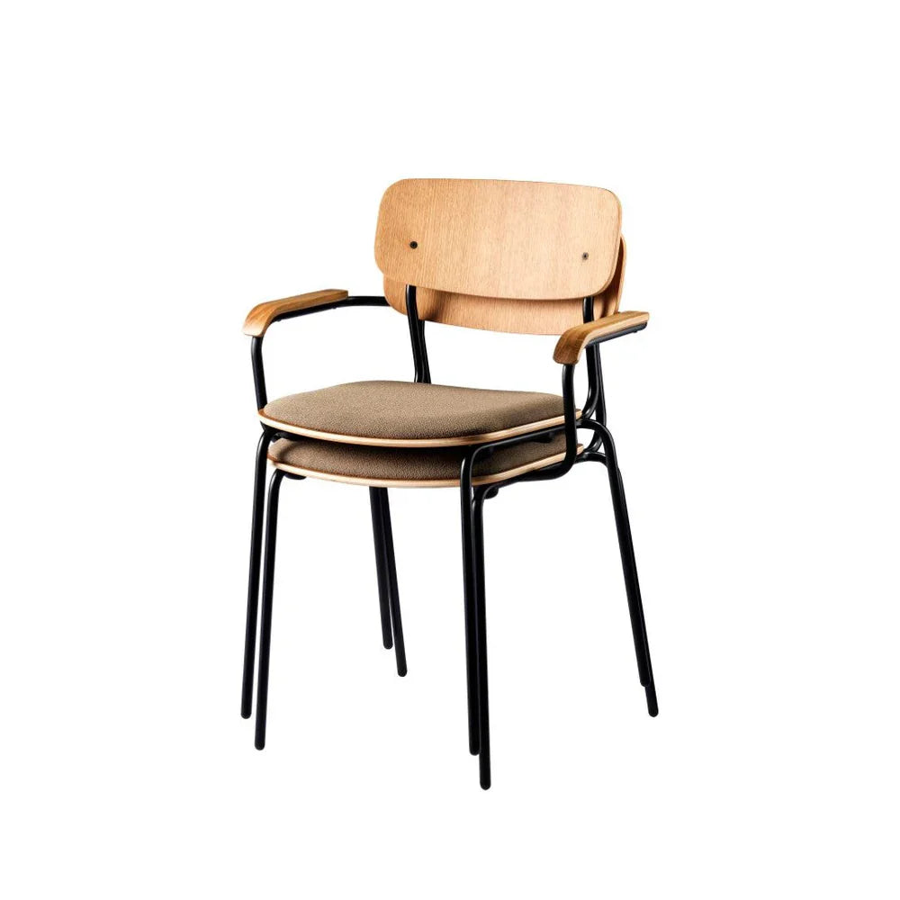 J183 Holmen Stackable Chair with Cushion