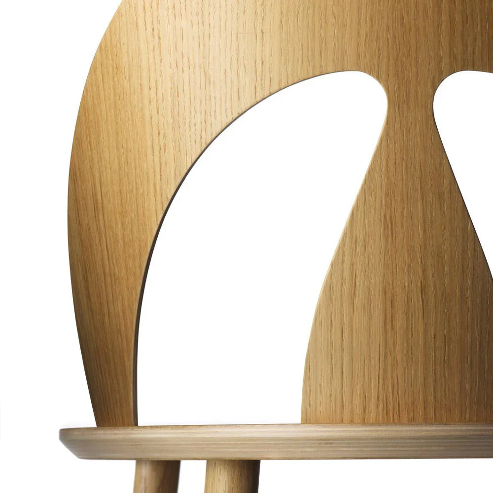 FDB Møbler Chair in lacquered solid oak, designed by Børge Mogensen
