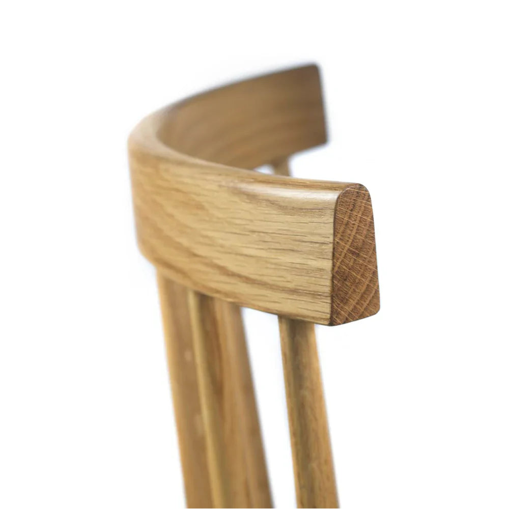 FDB Møbler Chair Set of 2 in solid oak, designed in 1955 by Poul M. Volther, a Danish mid-century cooperative design
