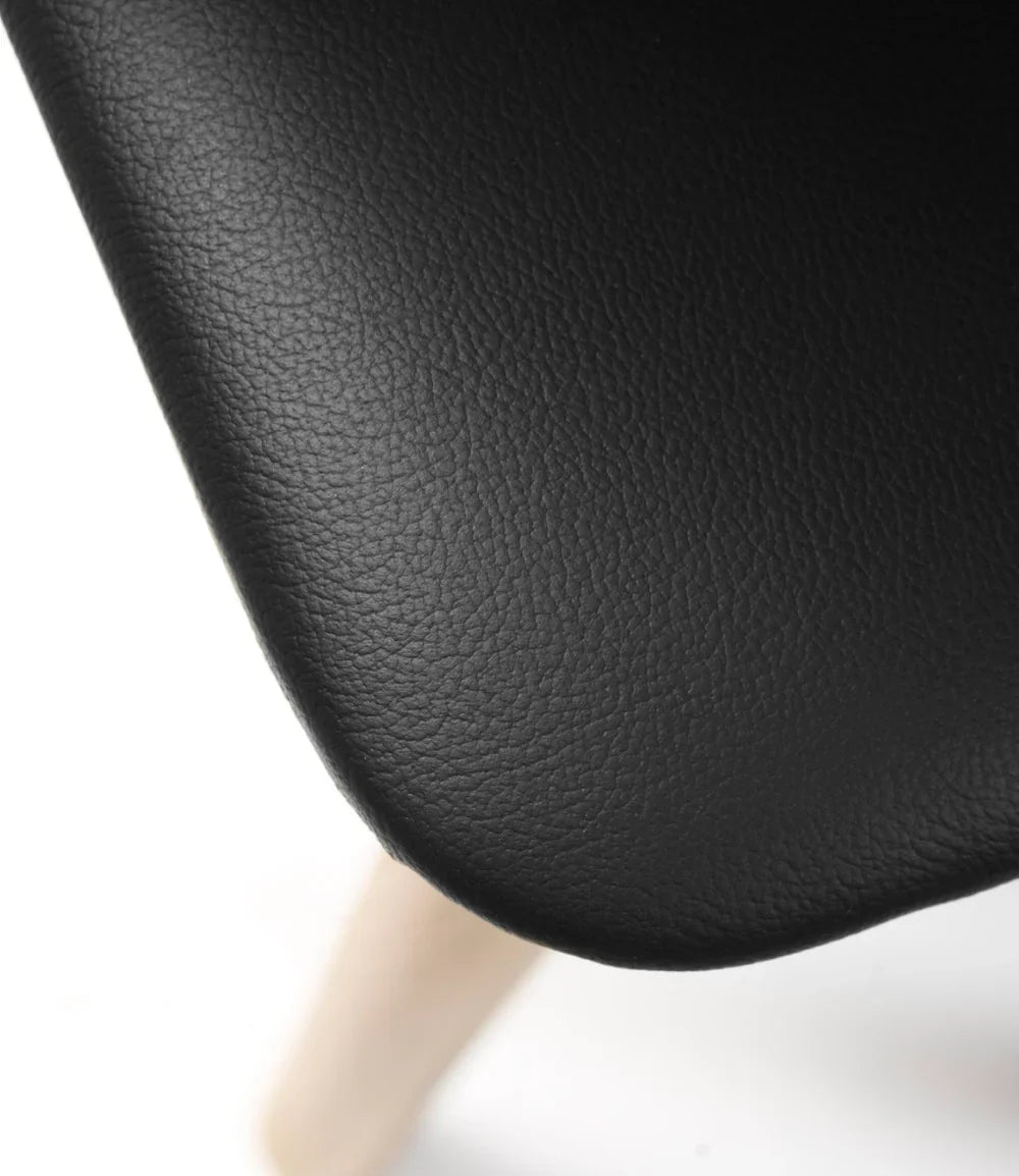 FDB Møbler Chair Set of 2 in black-stained solid oak, designed by Poul M. Volther