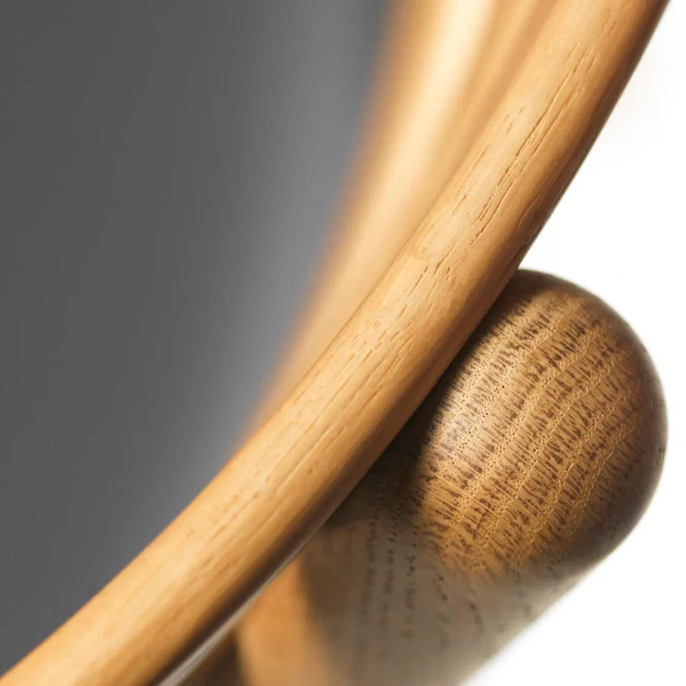 FDB Møbler Chair in oiled solid oak (black), designed by Poul M. Volther