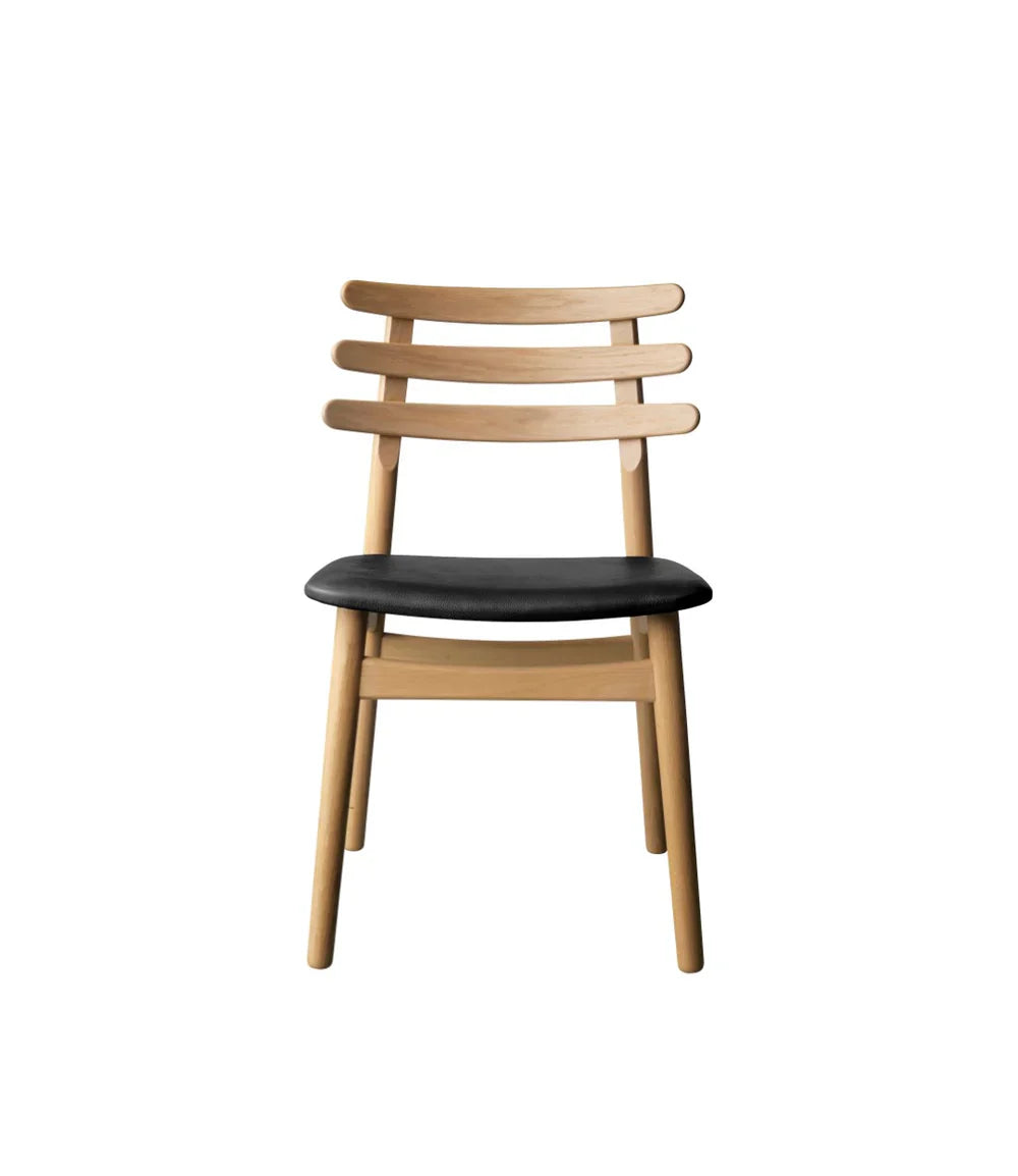 J48 - Chair - Black Leather Black