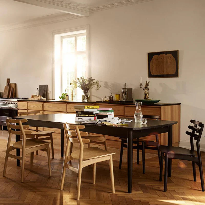FDB Møbler J48 - Chair Veneer Nature in solid oak (chair veneer nature), designed by Poul M. Volther