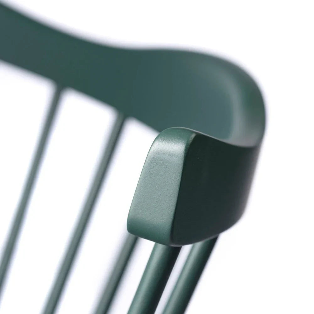 FDB Møbler Chair in solid beech (black green), designed by Børge Mogensen