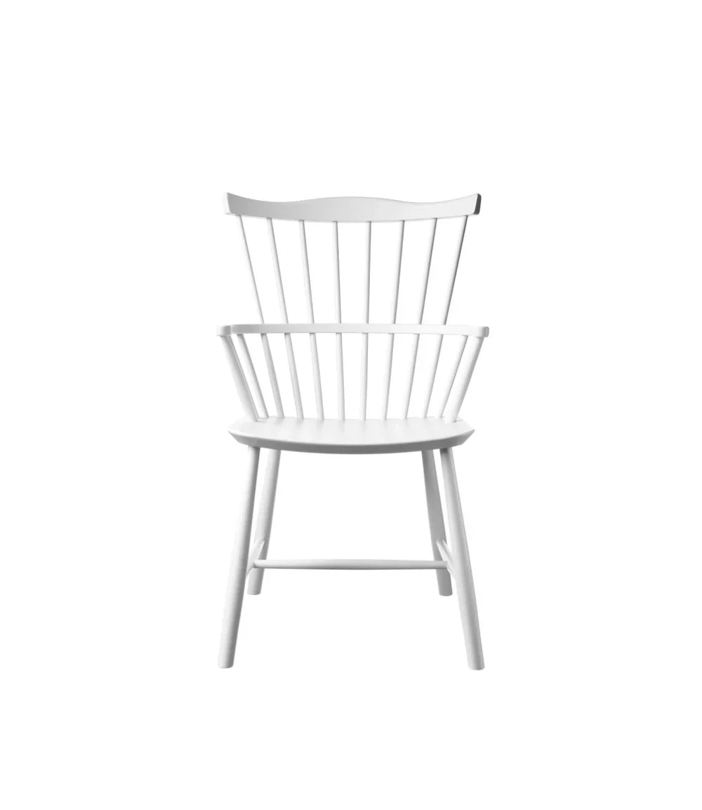 FDB Møbler Chair in solid beech (pure white), designed by Børge Mogensen