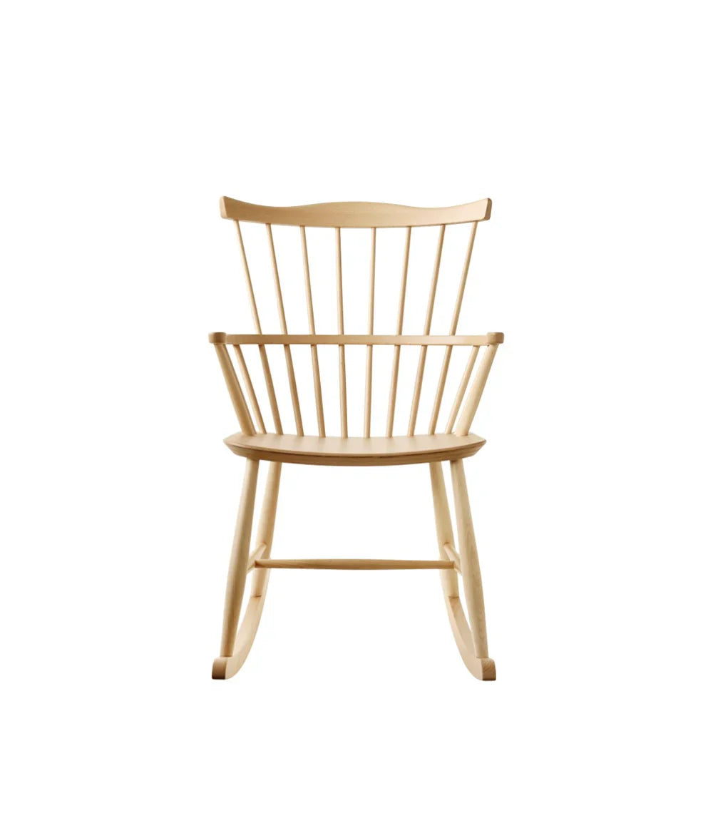 FDB Møbler Rocking chair in solid beech, designed by Børge Mogensen