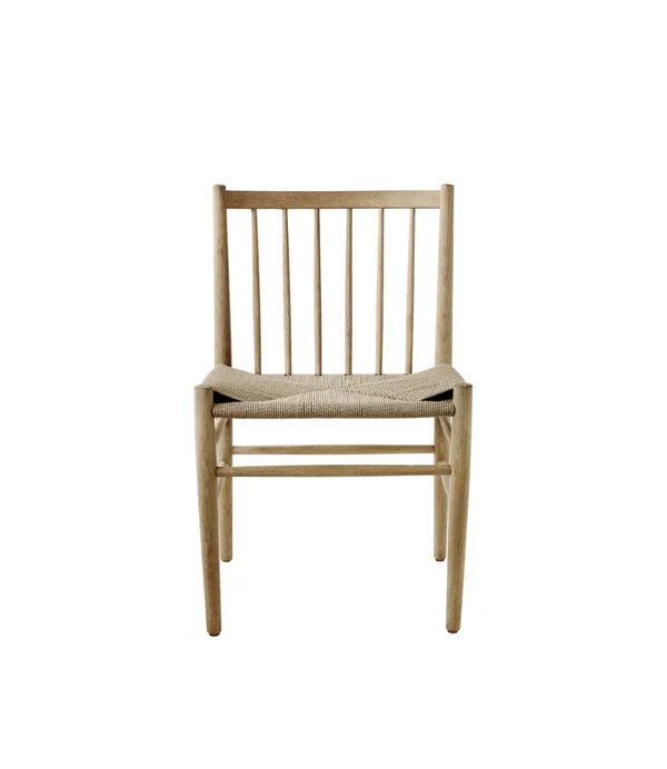 FDB Møbler Chair in lacquered solid oak, designed by Jørgen Bækmark