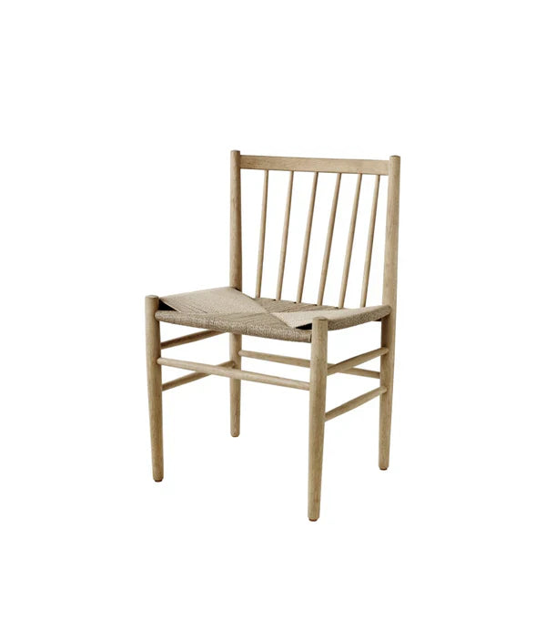 FDB Møbler Chair in lacquered solid oak, designed by Jørgen Bækmark