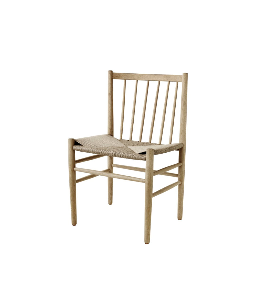 FDB Møbler Chair in oiled solid oak, designed by Jørgen Bækmark