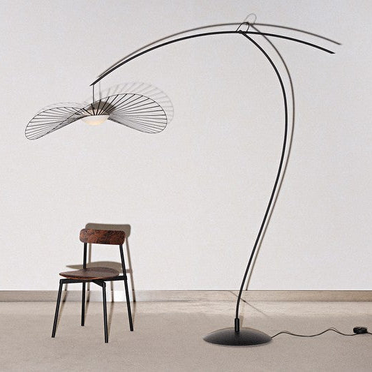 Petite Friture Vertigo Nova Floor Lamp styled in a designer interior, designed by Constance Guisset