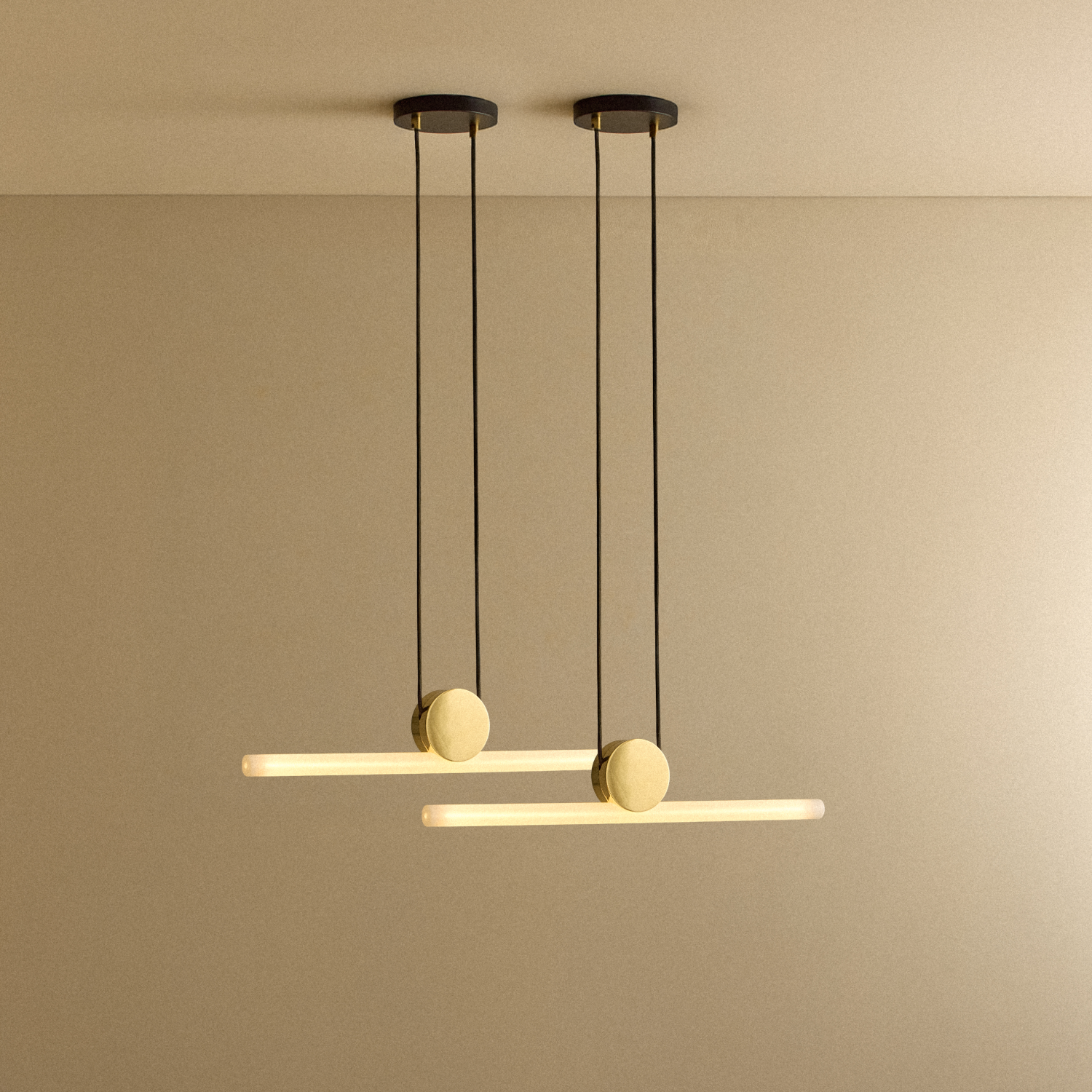 Kilter Pendant Light, Set of 2, studio view