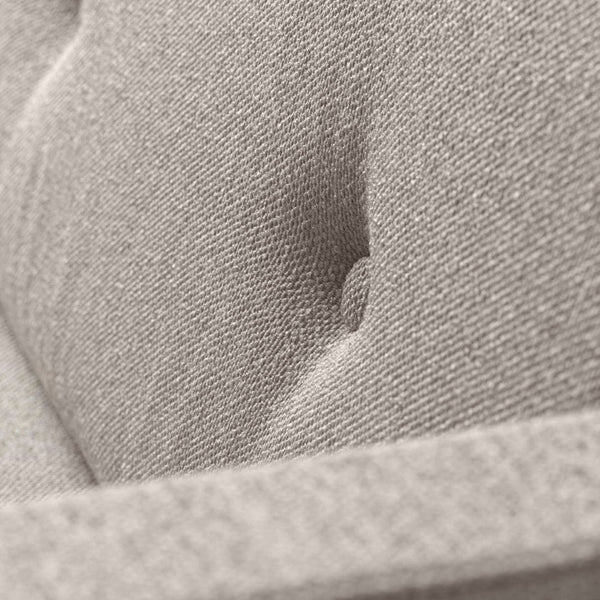 FDB Møbler Firhøj 2,5 pers. couch in powder-coated steel (beige grey)