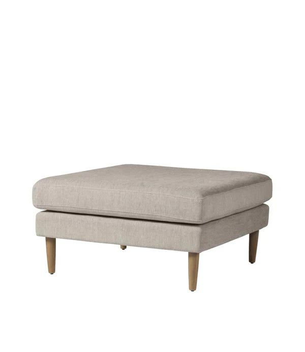 FDB Møbler Firhøj Pouf Module in solid oak (tangent, beige)