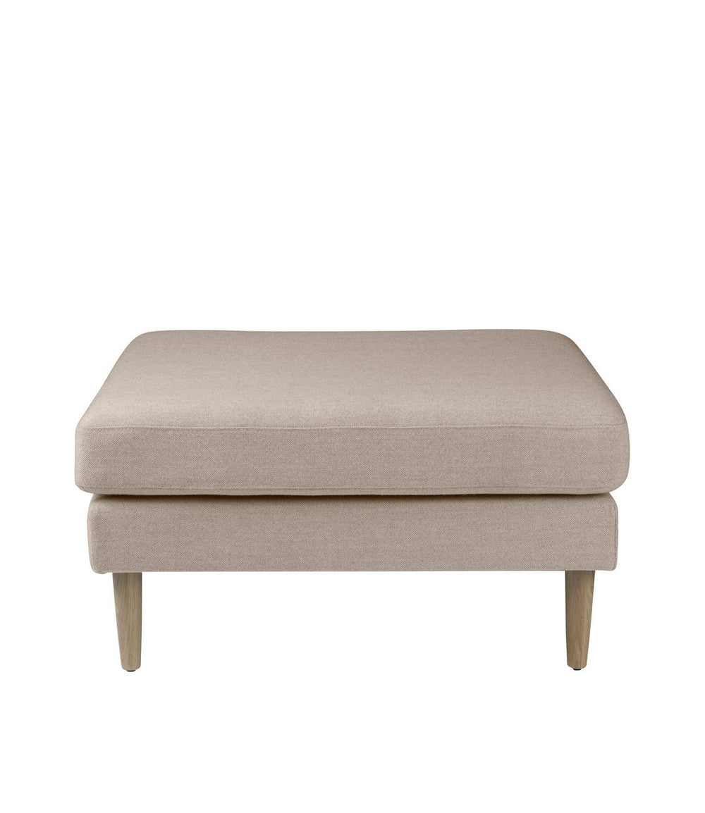 FDB Møbler Firhøj Pouf Module in solid oak