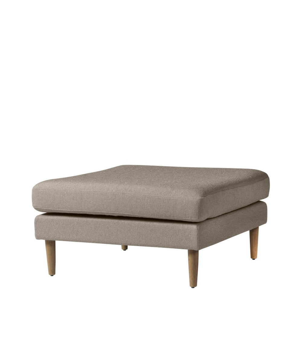 FDB Møbler Firhøj Pouf Module in solid oak (light brown)