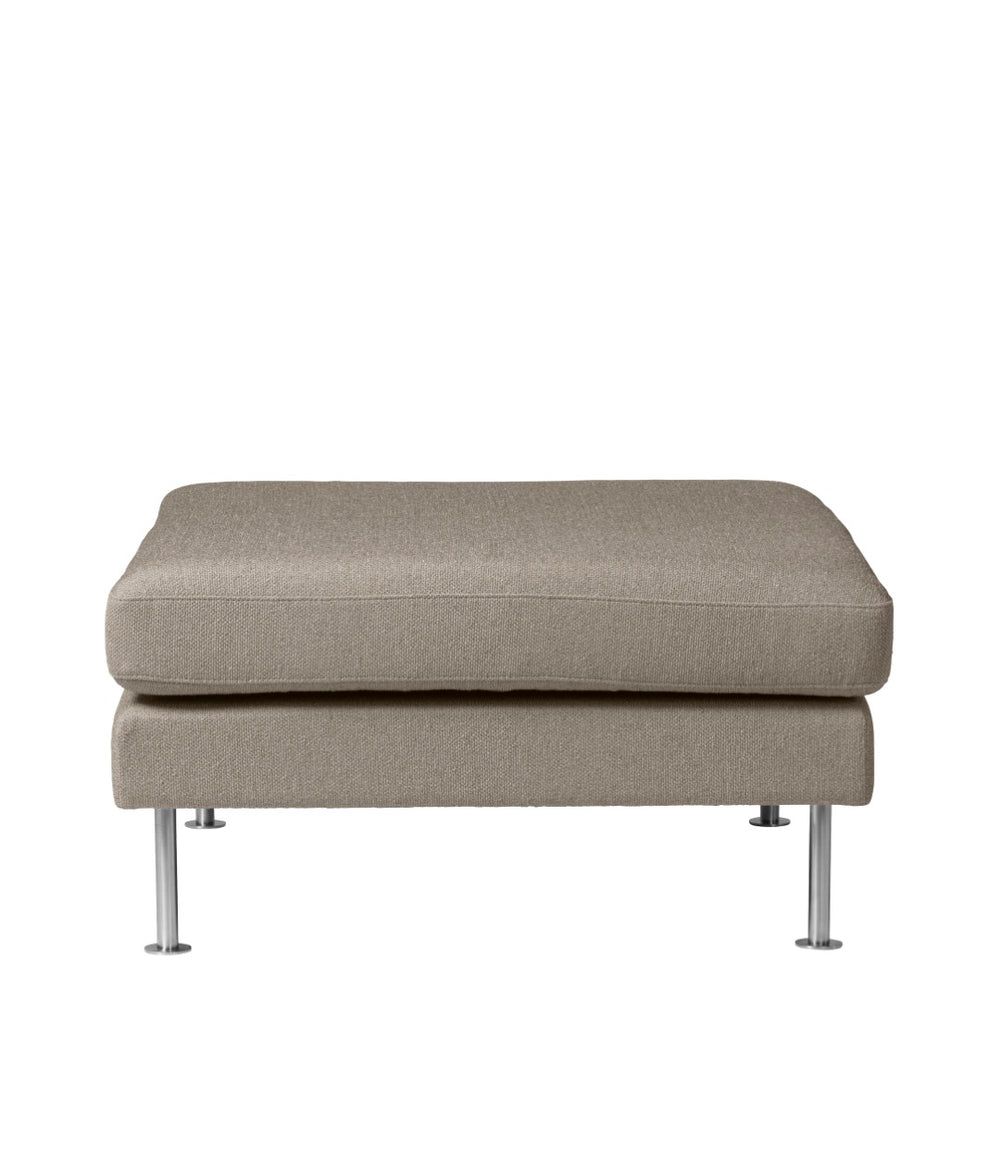 FDB Møbler Firhøj Pouf Module in powder-coated steel (light brown)