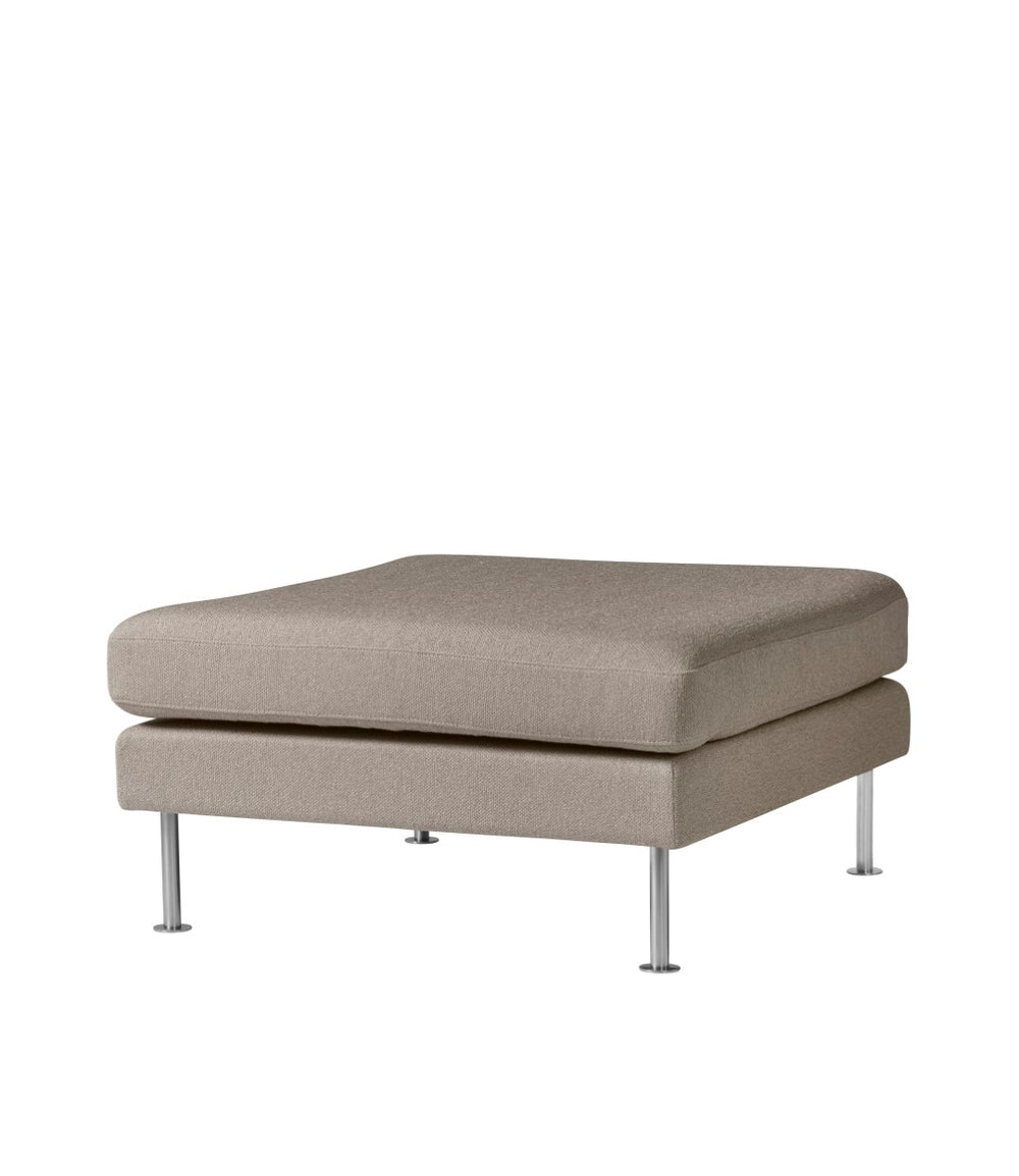 FDB Møbler Firhøj Pouf Module in powder-coated steel (light brown)