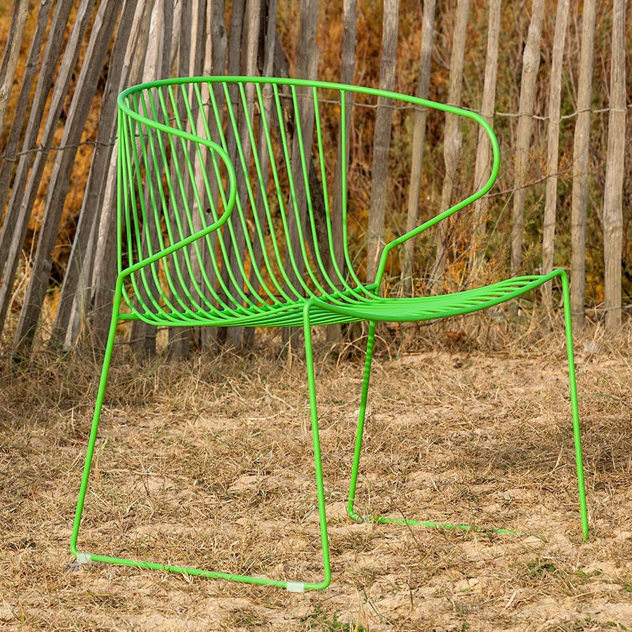 Isimar Bolonia Lounge Chair styled on an outdoor terrace, Spanish design since 1925