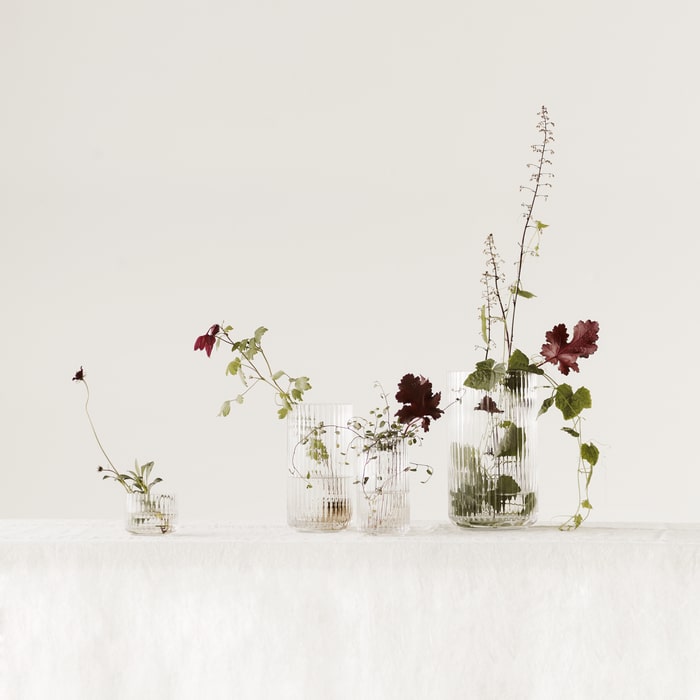 Lyngby Porcelain Glass Vases
