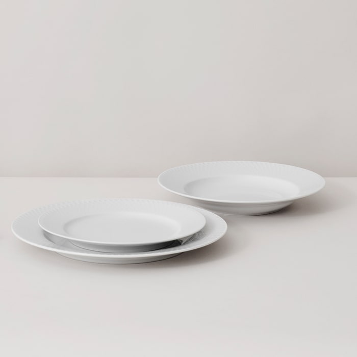 Lyngby Porcelain Rhombe Plates