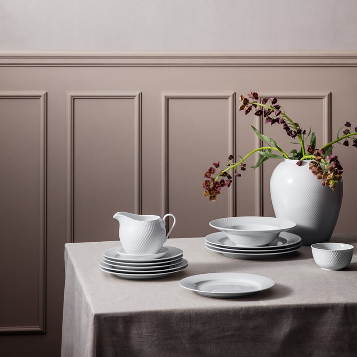 Lyngby Porcelain Rhombe Plates