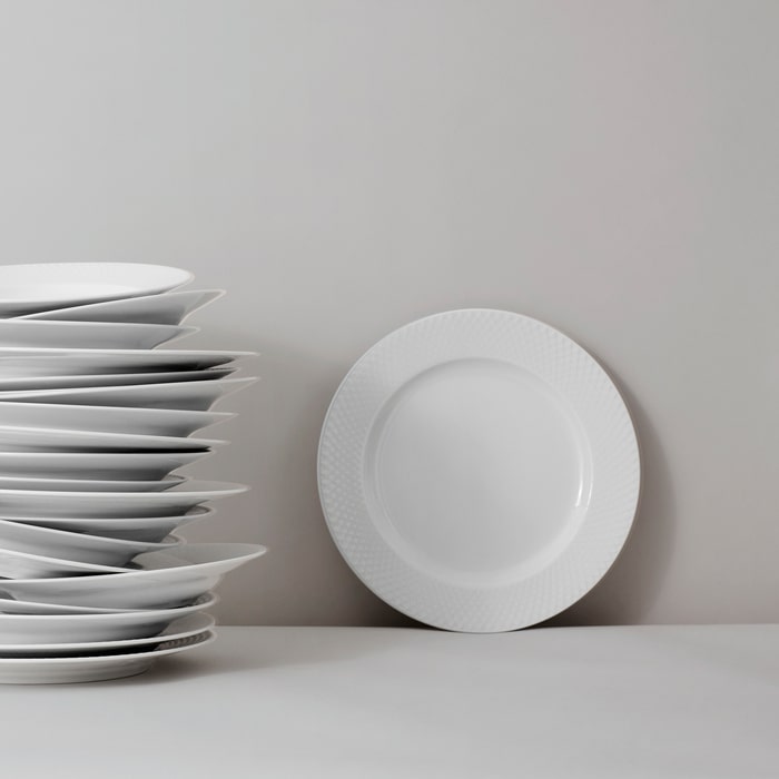 Lyngby Porcelain Rhombe Plates