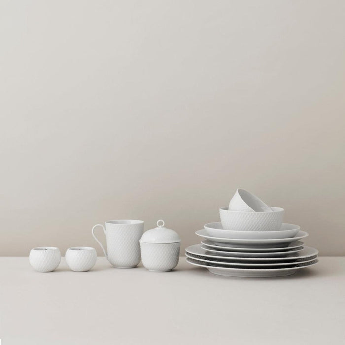 Lyngby Porcelæn Rhombe White Serveware