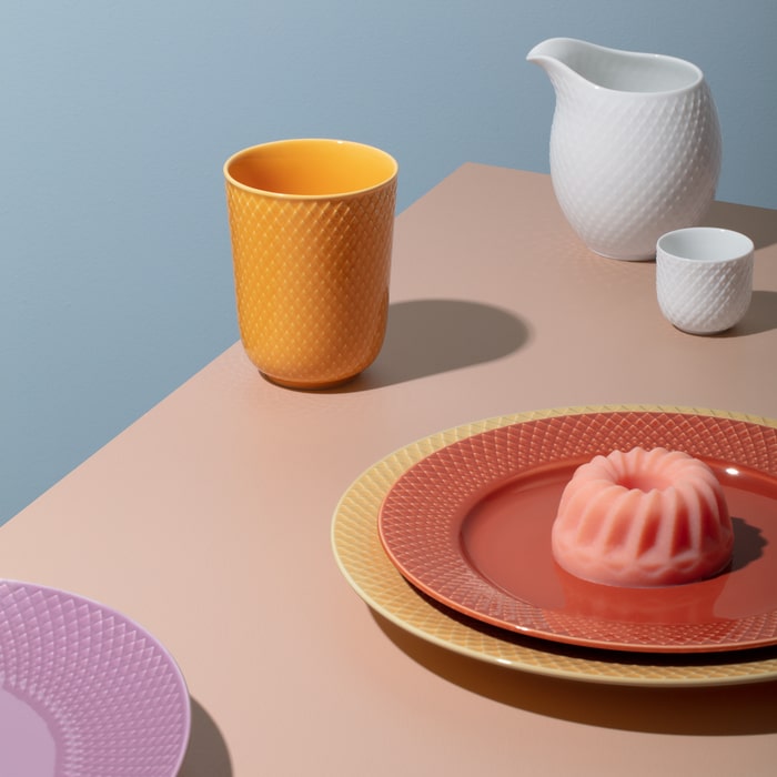 Lyngby Porcelæn Rhombe Color Dinner Plate