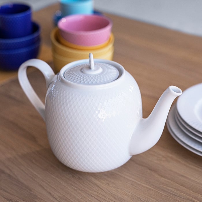 Lyngby Porcelæn Rhombe White Serveware
