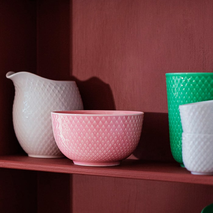 Lyngby Porcelain Rhombe Color Bowls