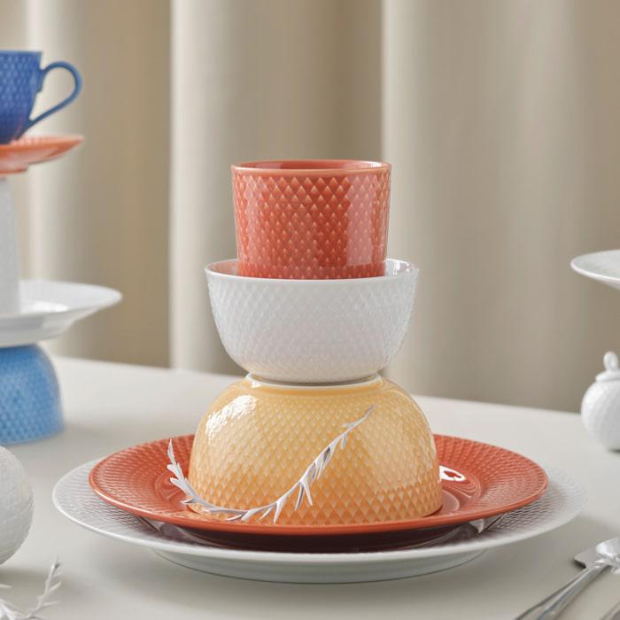 Lyngby Porcelain Rhombe Bowl