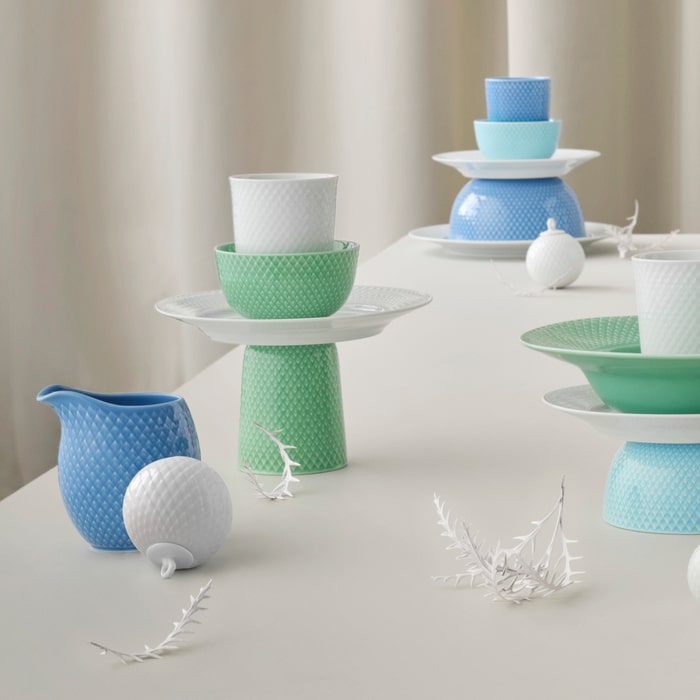 Lyngby Porcelain Rhombe Color Bowls