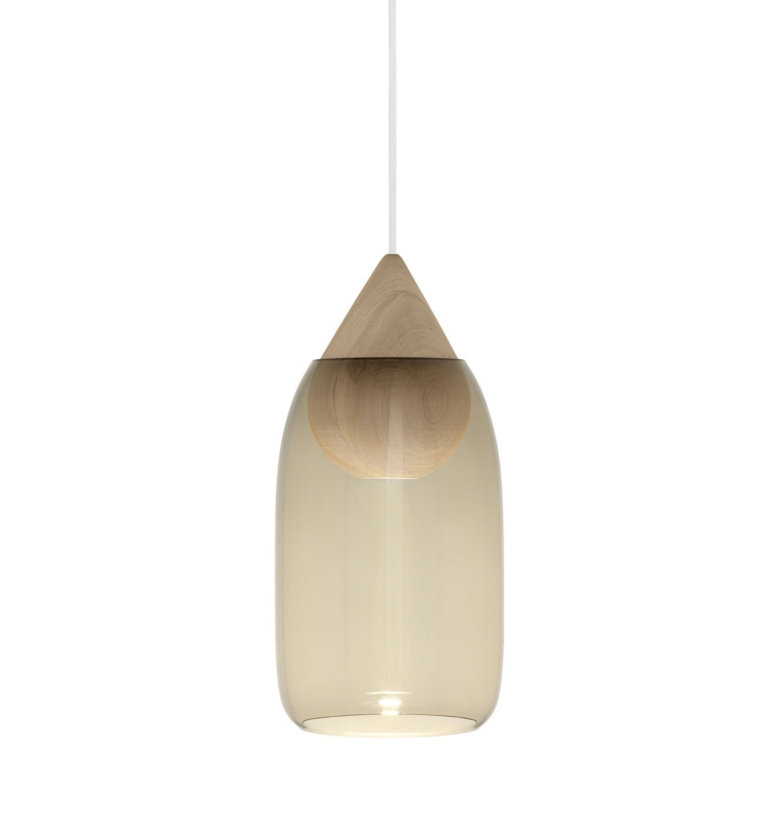 Mater Liuku Pendant with Shade in pressed metal