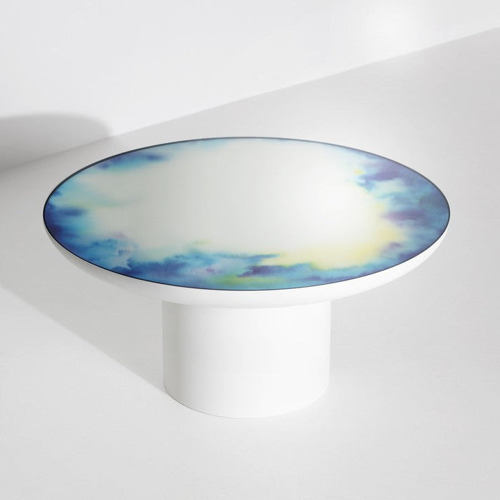 Petite Friture Francis Mirror Coffee Table in white, designed by Constance Guisset