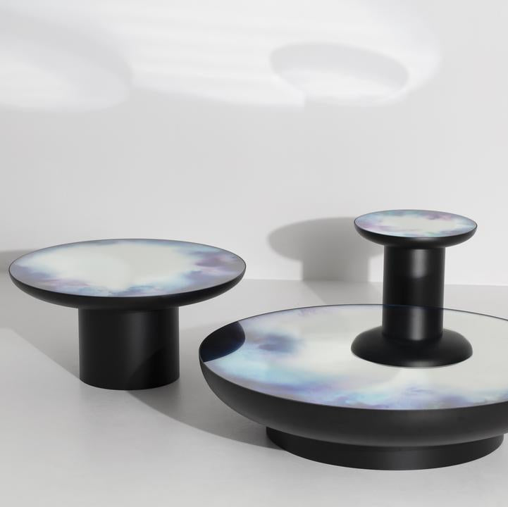 Petite Friture Francis Mirror Coffee Table in lacquered metal, designed by Constance Guisset