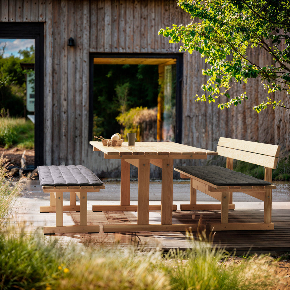 FDB Møbler Ermelunden Bench With out backrest in solid pine, designed by Børge Mogensen