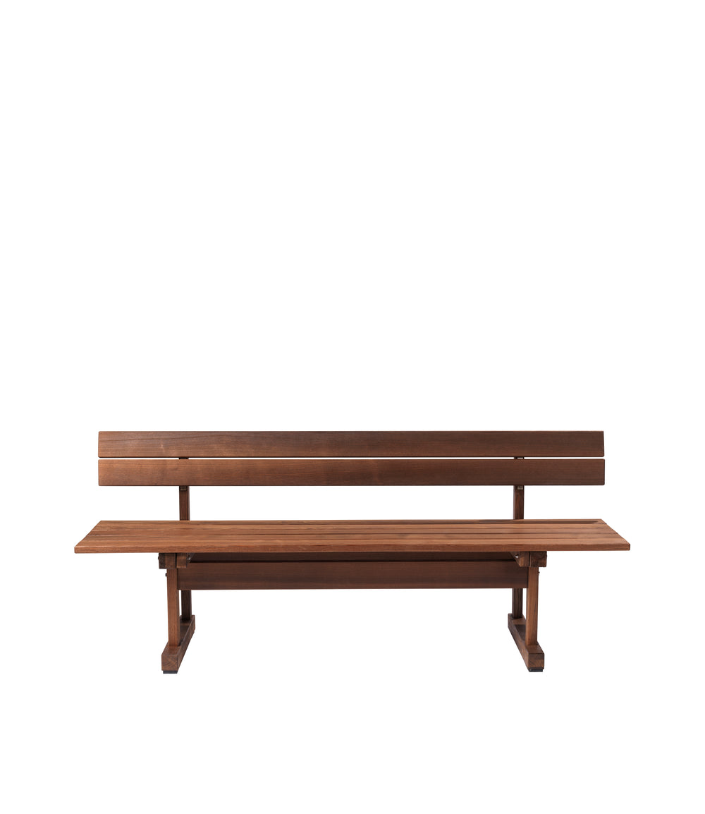 M16 Ermelunden Bench with backrest