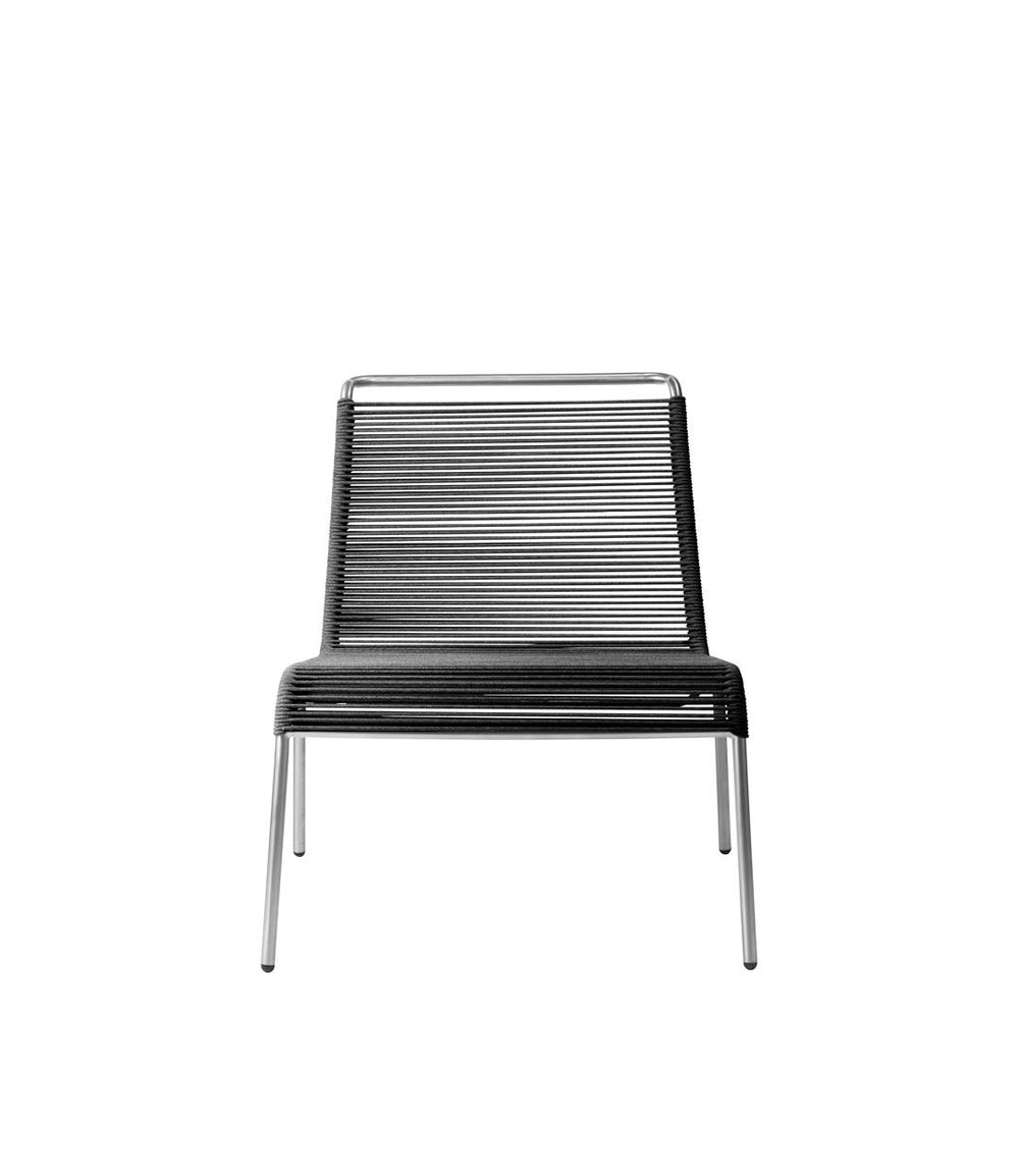 M20L Teglgaard Lounge Cord Chair - Black