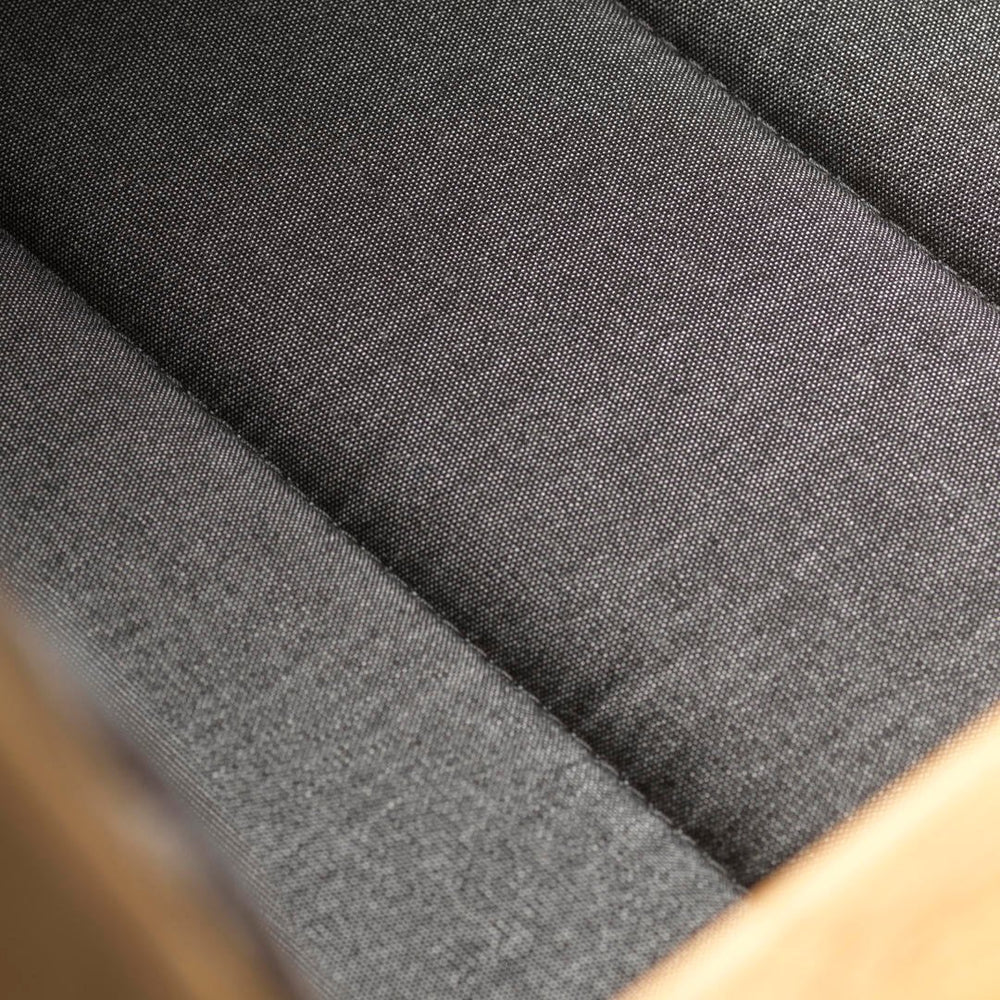 FDB Møbler Sammen Seat cushion in solid oak (antracit grey), designed by Thomas Alken