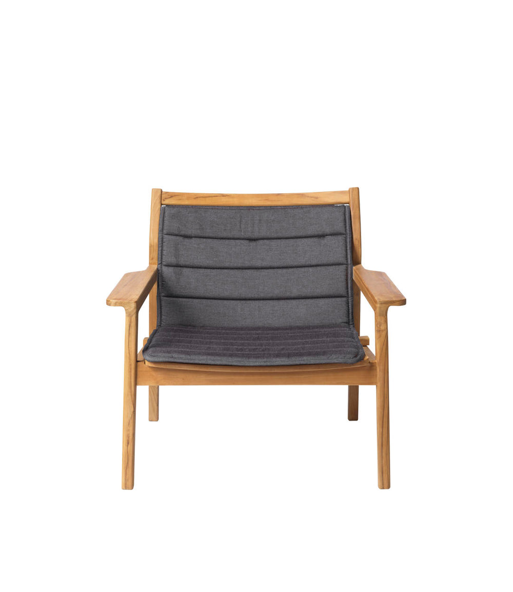 FDB Møbler Sammen Seat cushion in solid oak (antracit grey), designed by Thomas Alken