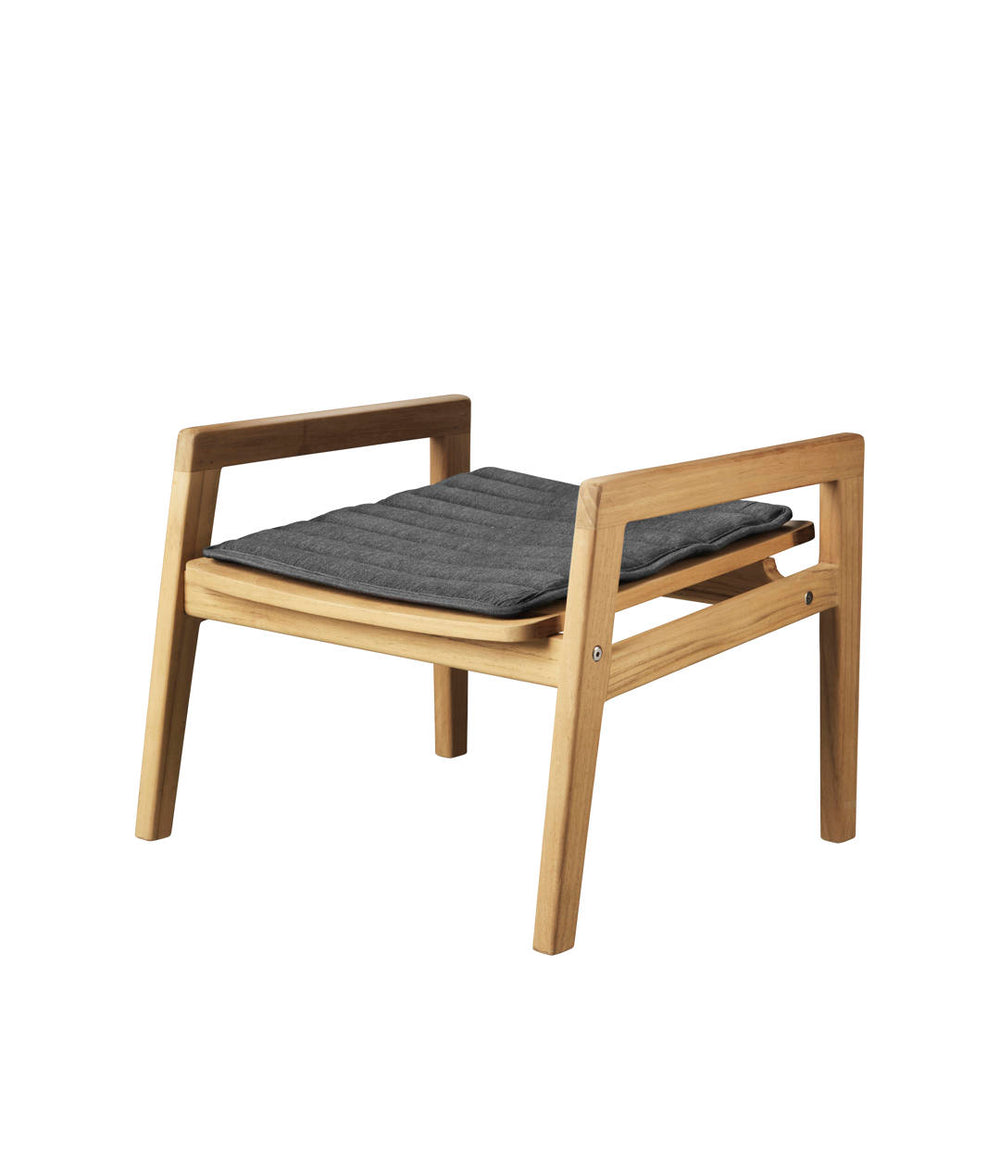 FDB Møbler Sammen Seat cushion in solid oak (antracit grey), designed by Thomas Alken