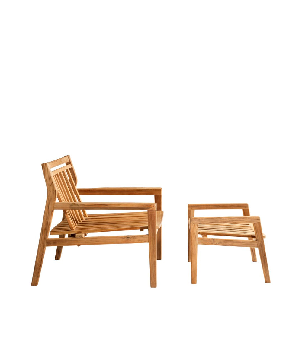 FDB Møbler Sammen Lounge Chair in natural, designed by Thomas Alken