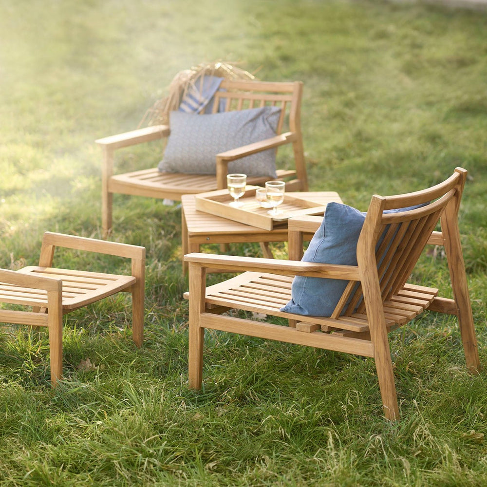 FDB Møbler Sammen Lounge Chair in natural, designed by Thomas Alken
