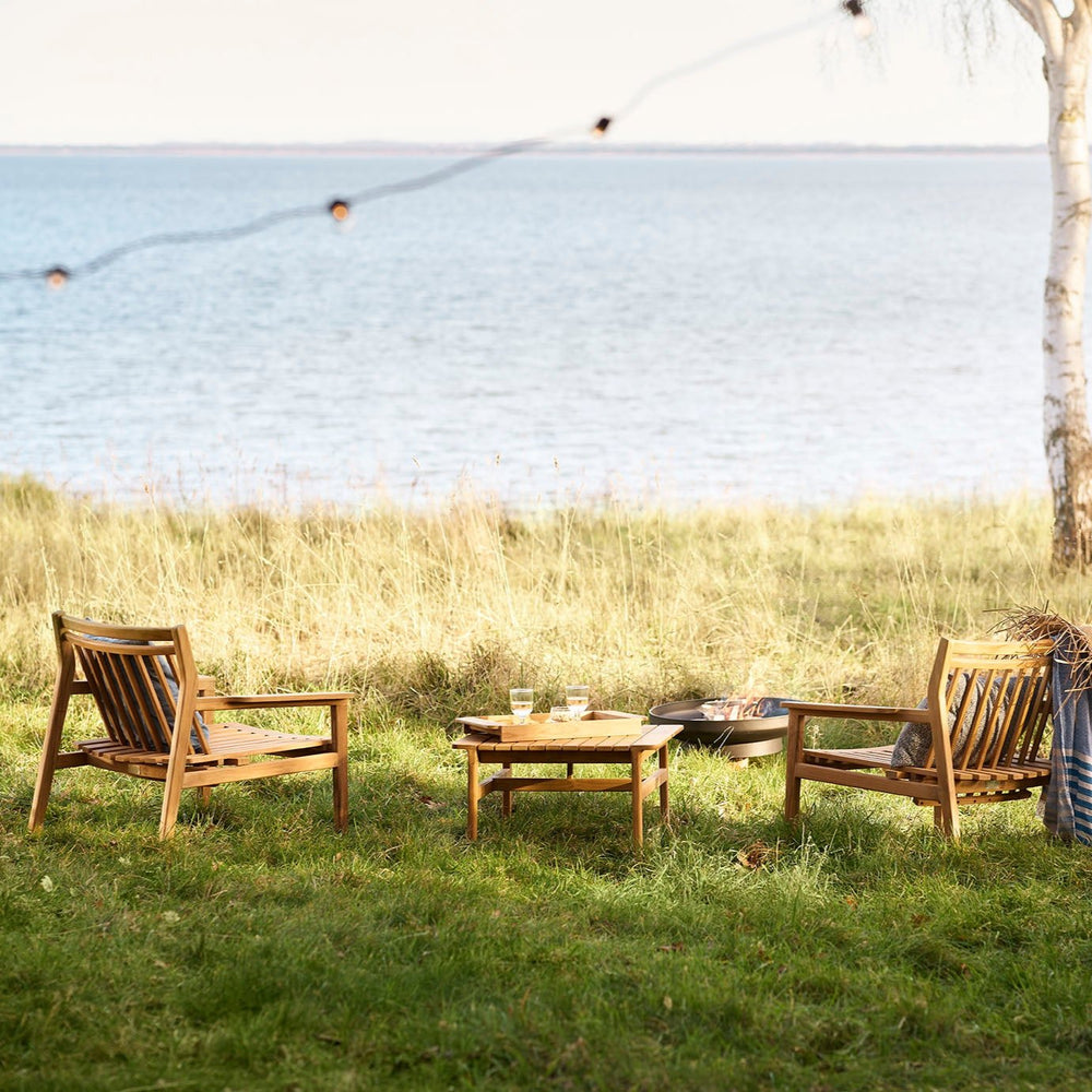 FDB Møbler Sammen Lounge Chair in natural, designed by Thomas Alken