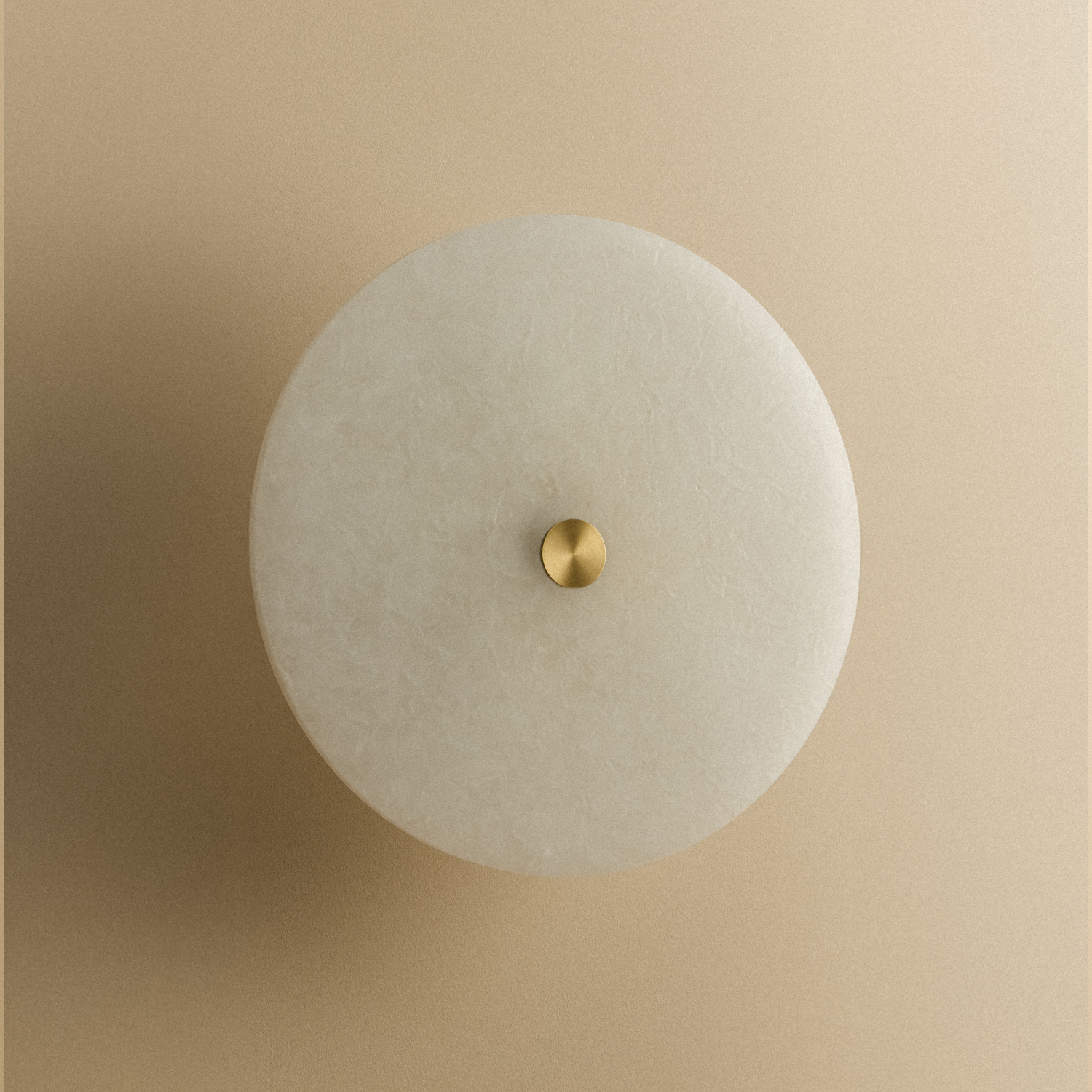 Tala Magma Flush Mount — Recycled Glass & Brass ceiling light (detail 5)